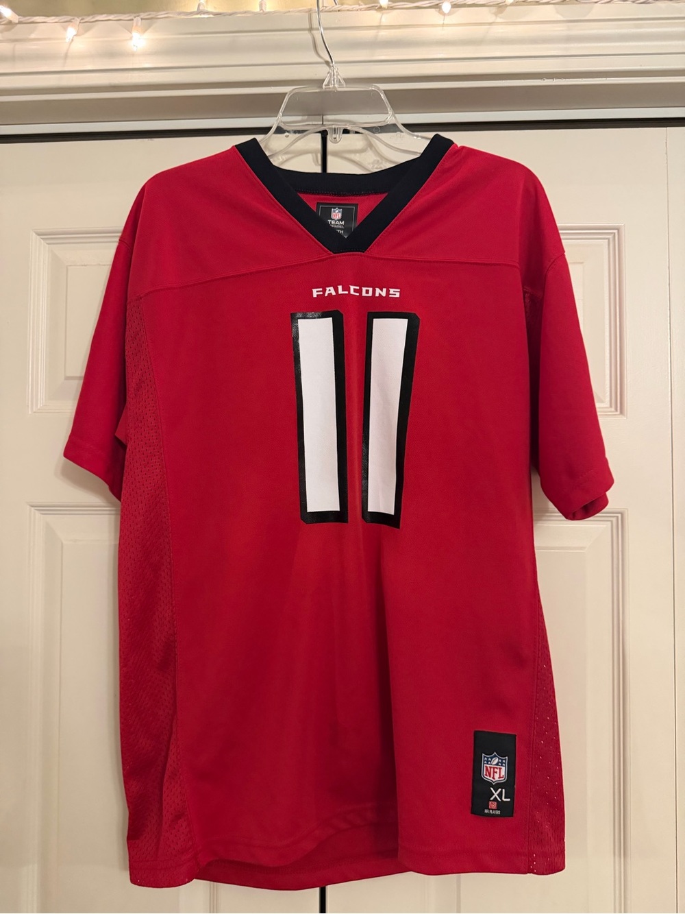 NFL Atlanta Falcons Red #11 Jones Football Jersey